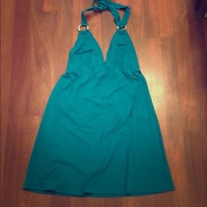 Blue Halter Top Dress - Size M